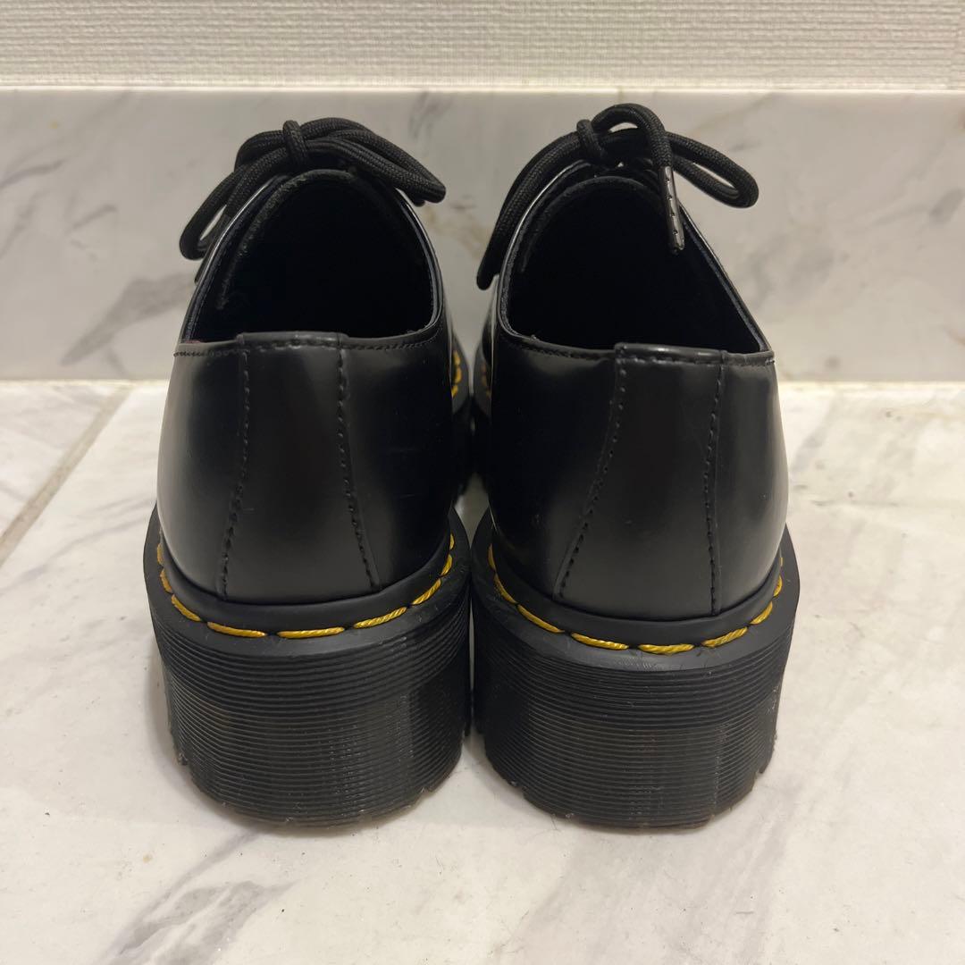 ♡ dr.martens 1461 quad UK4 黒 厚底 3ホール