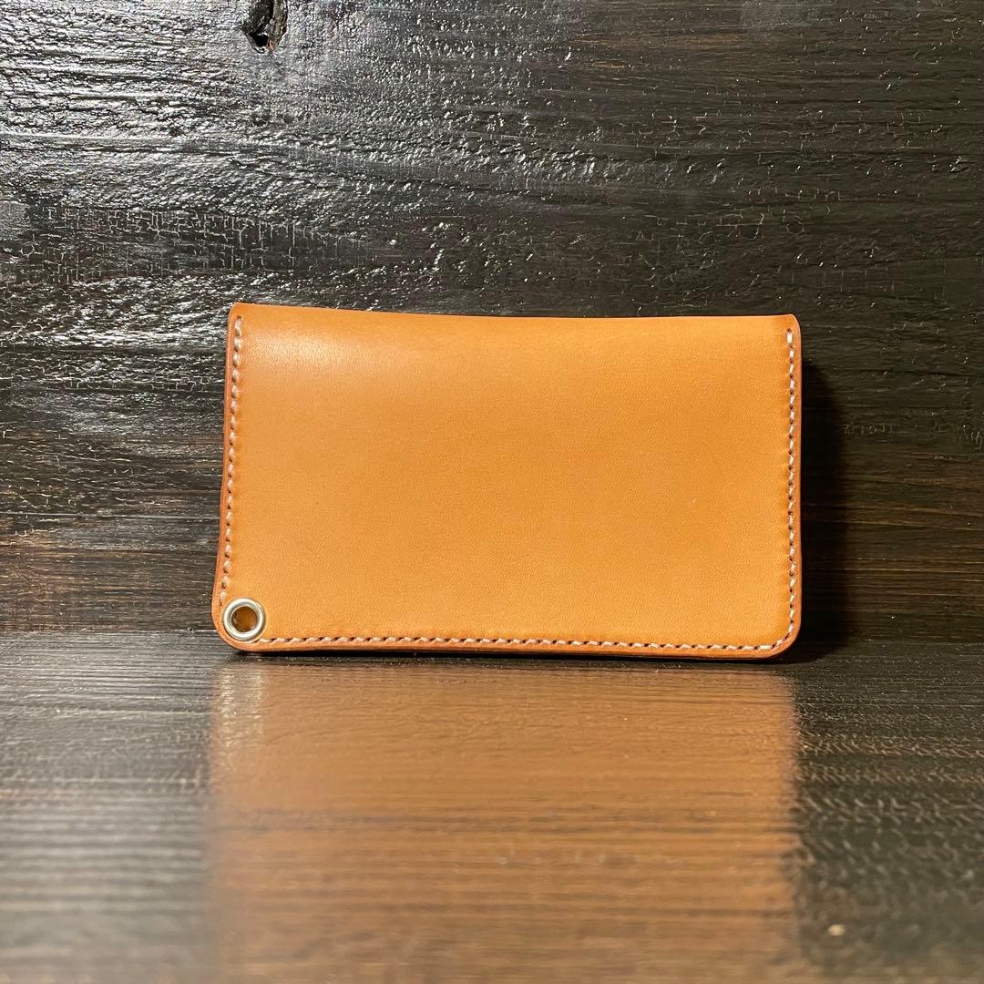 リアルサドルレザー　ミドルトラッカーウォレット2層