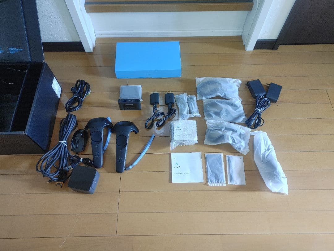 【ヘッドセット欠品】HTC VIVE 周辺機器・パーツ一式