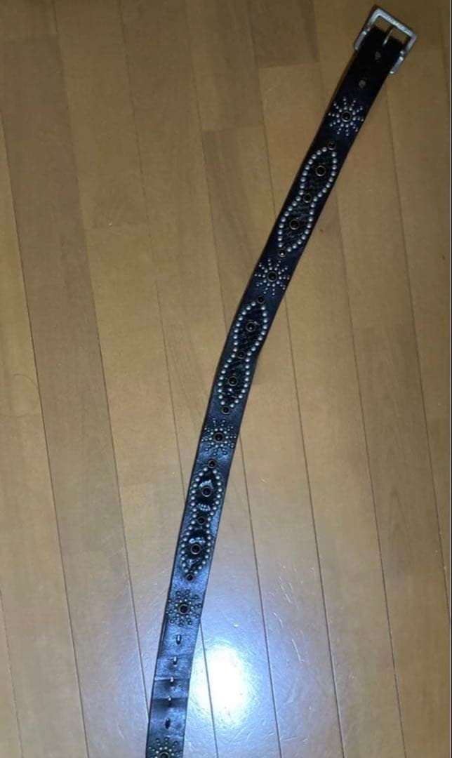 HTCピーナッツオーバーレイベルト・ブラックレザー・32 クロコ