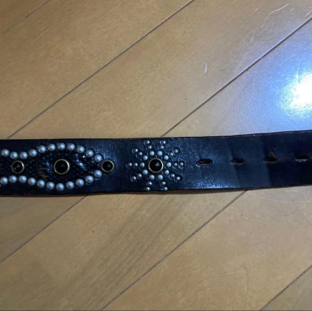 HTCピーナッツオーバーレイベルト・ブラックレザー・32 クロコ