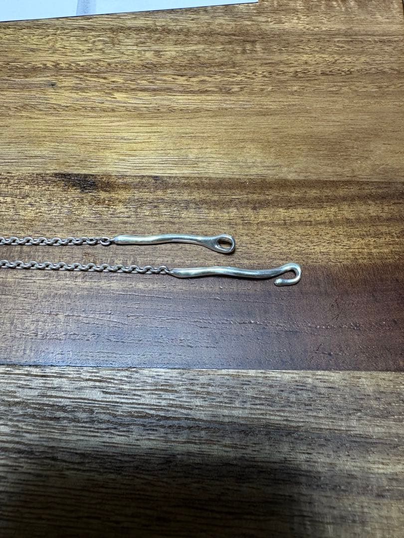 GAGAN jwdiye single シルバーネックレス　size M