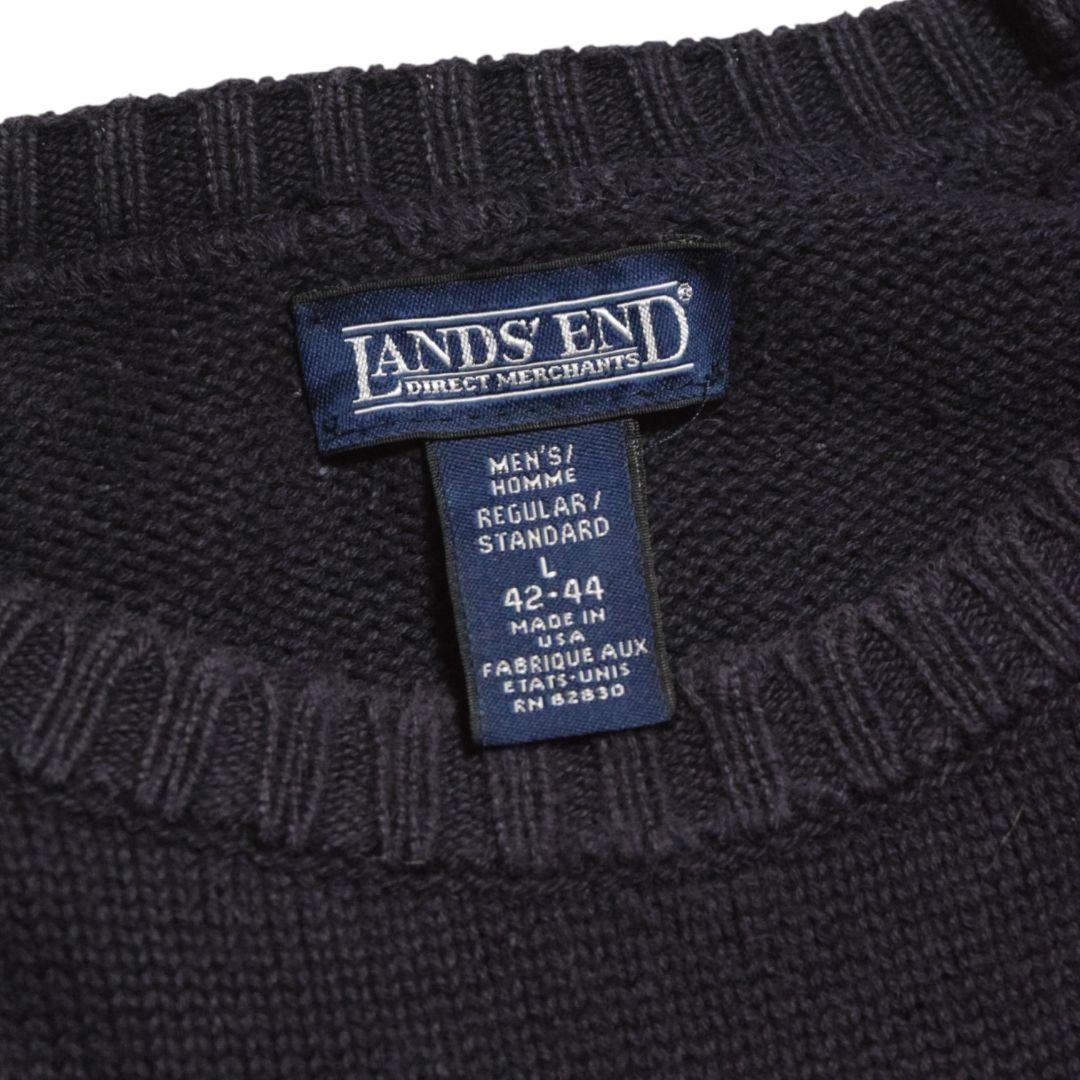 美品 USA製 90s LANDS' END ランズエンド ドリフターセーター