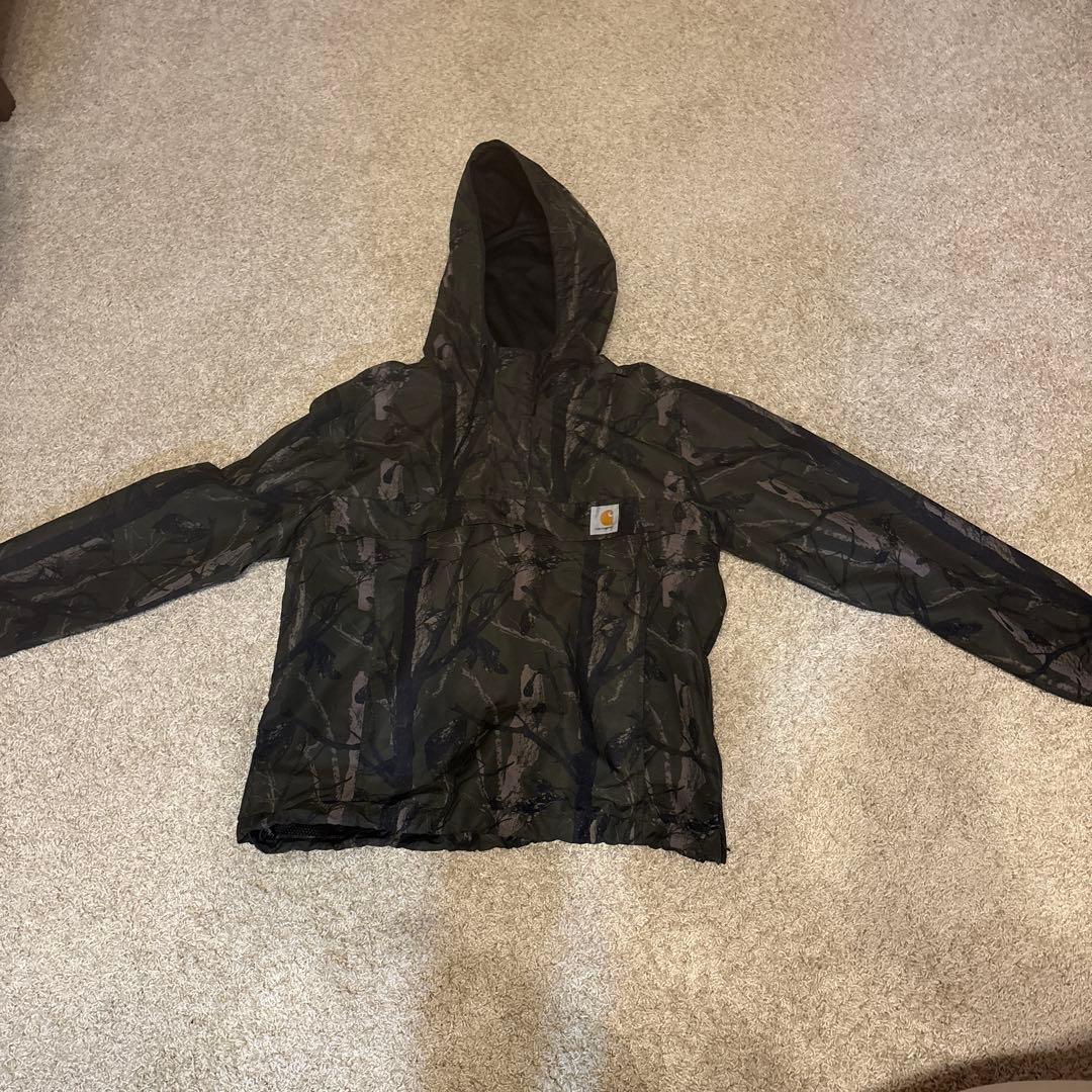 Carhartt カモフラージュ フード付きジャケット L