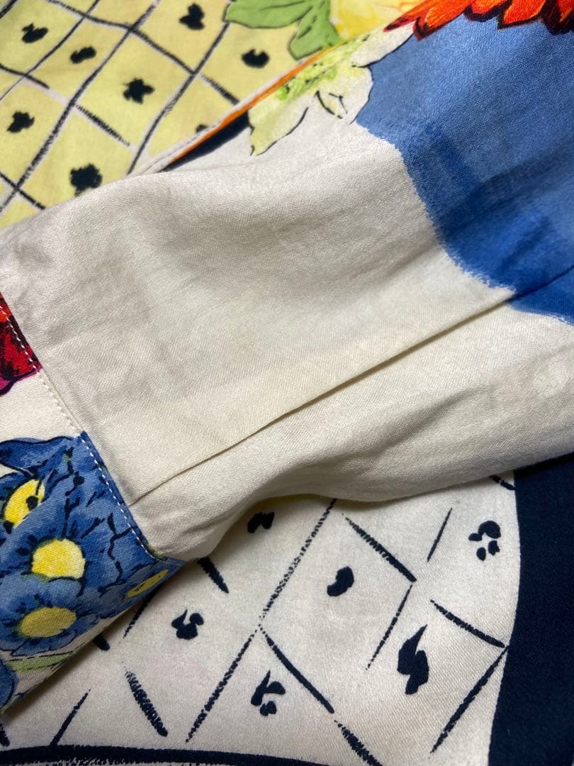 激レア！ジャンニ・ヴェルサーチシャツ　コットンツイル地　サイズ50 胸ポケット付