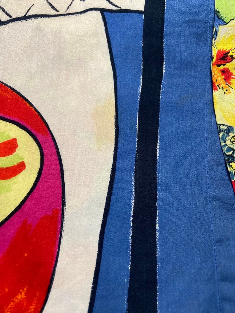 激レア！ジャンニ・ヴェルサーチシャツ　コットンツイル地　サイズ50 胸ポケット付