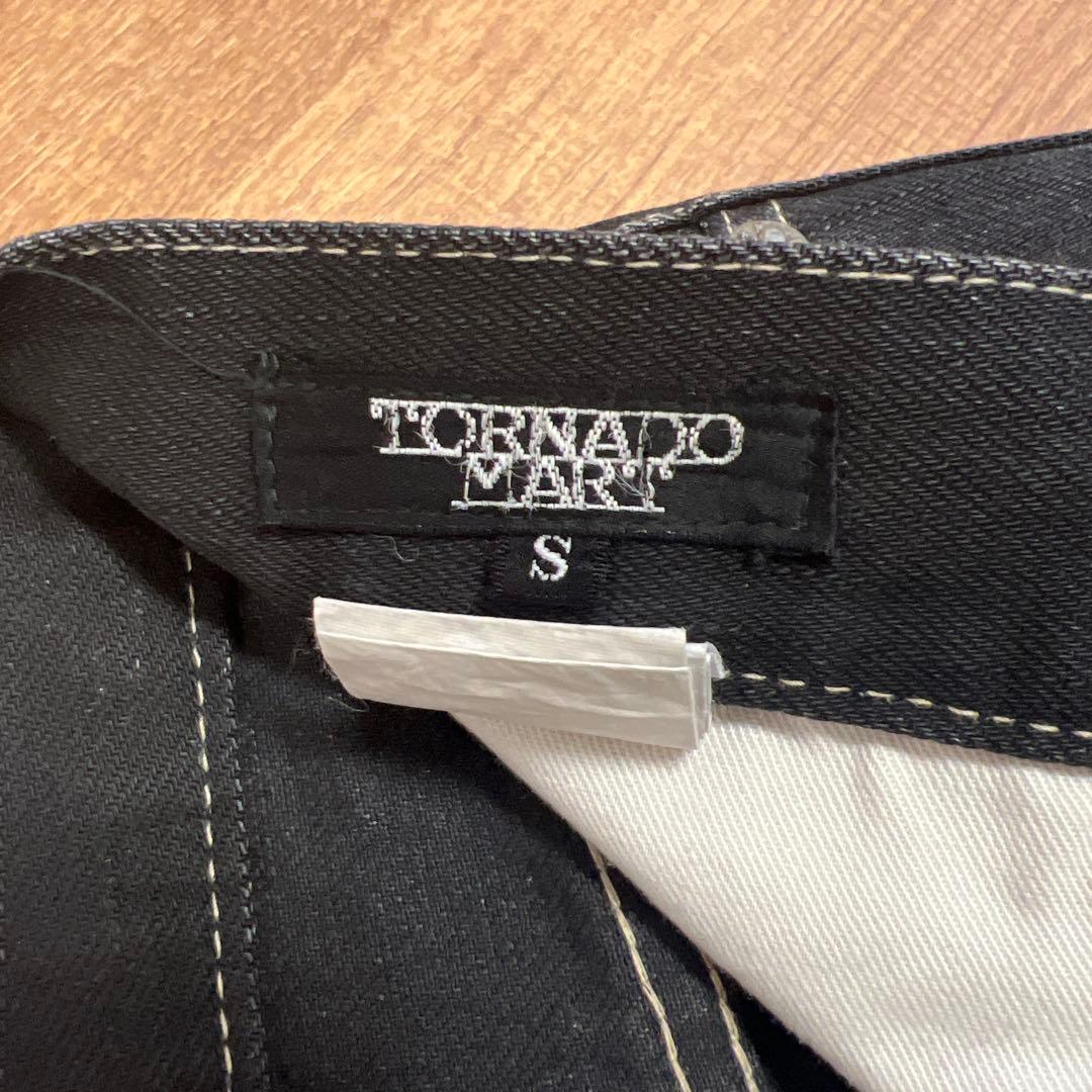 TORNADO MART ブラック フレア デニム S 日本製 美品