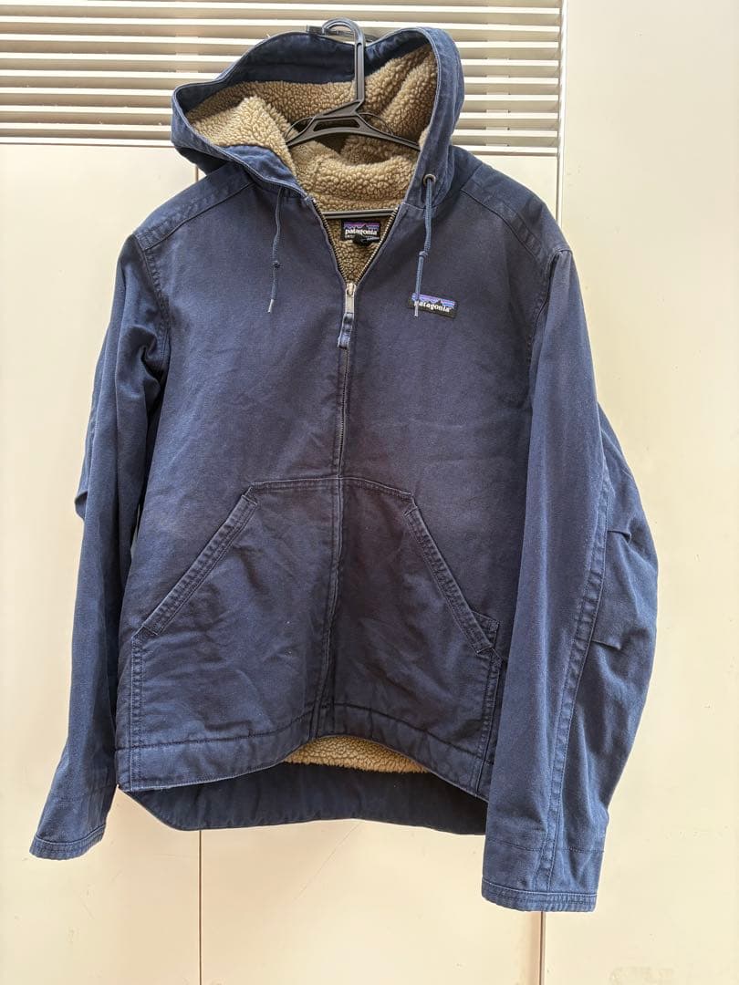 patagonia ラインドキャンバスフーディ
