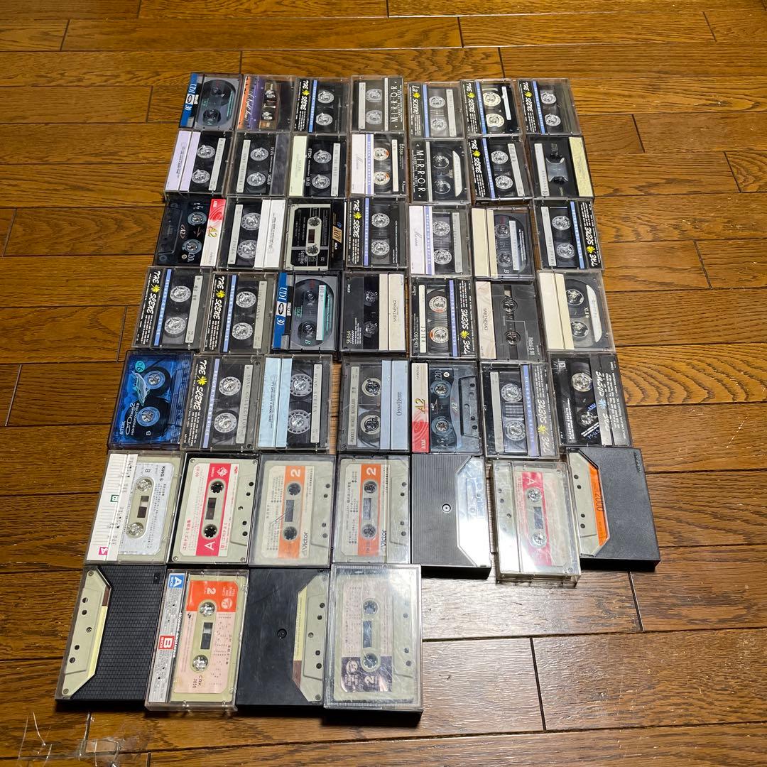 中古カセットテープ46セット